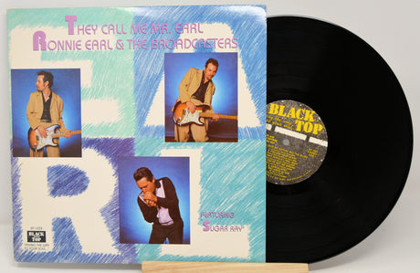 Vinyl record with cover featuring Ronnie Earl and The Broadcasters on a white background