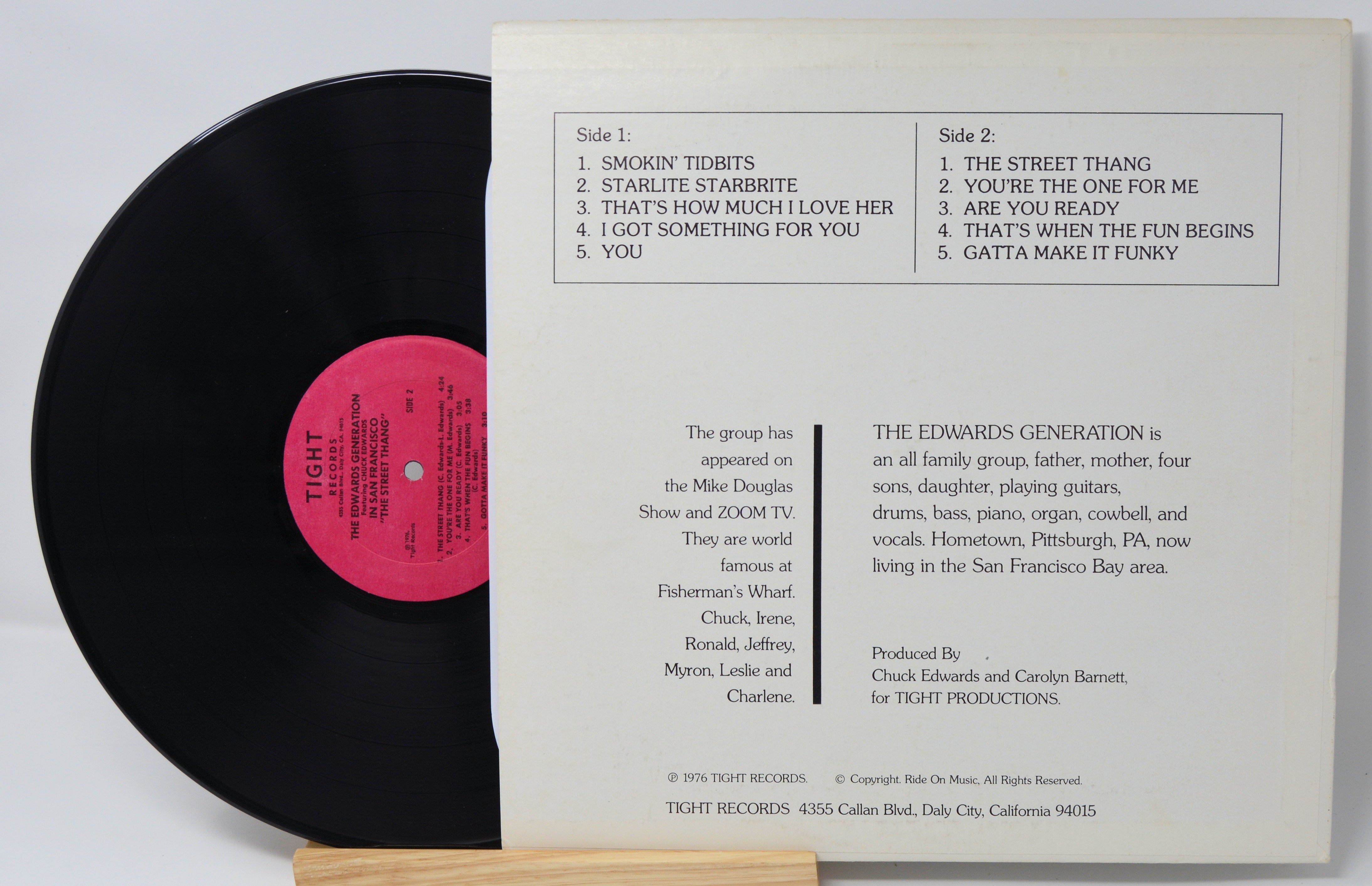 Edwards Generation - In San Francisco The Street Thang, Vinyl