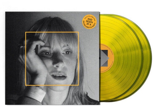 Ego Death At A album cover and yellow vinyl record in limited edition packaging