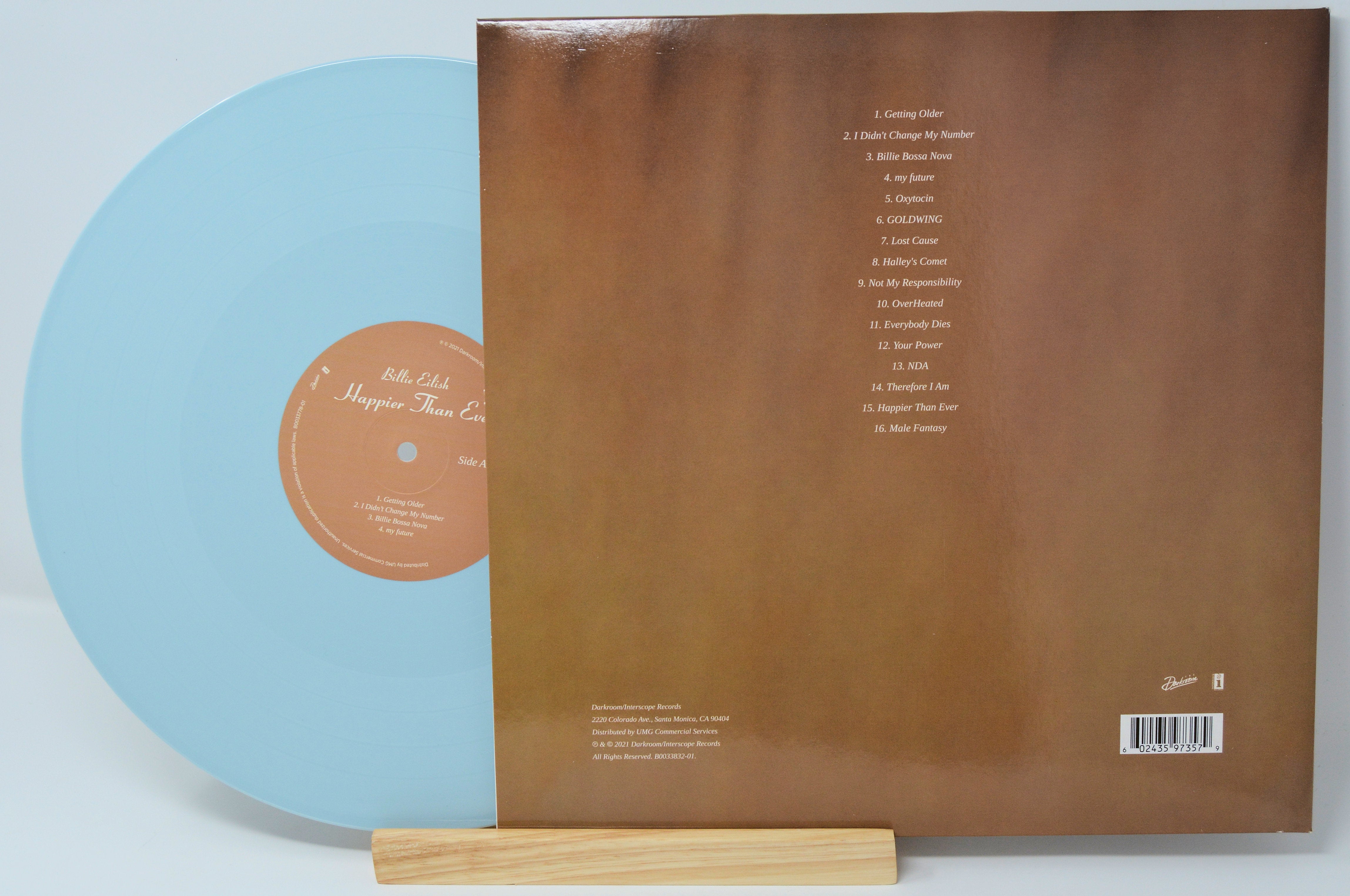 Billie Eilish - Happier Than Ever (Blue), Vinyl Record Album