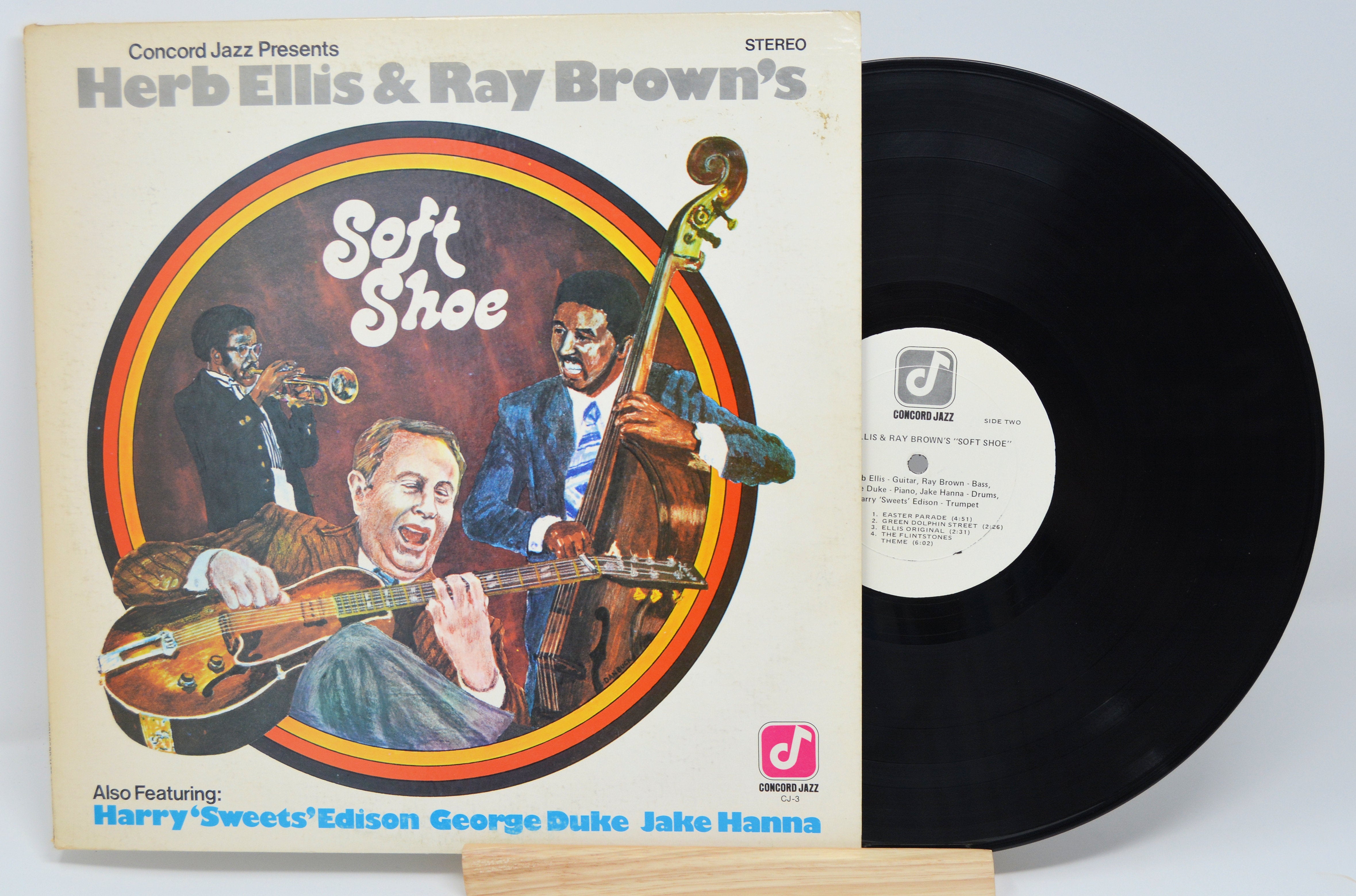 Herb Ellis & Ray Brown Soft Shoe, Vinyl Record Album LP, Concord Joe