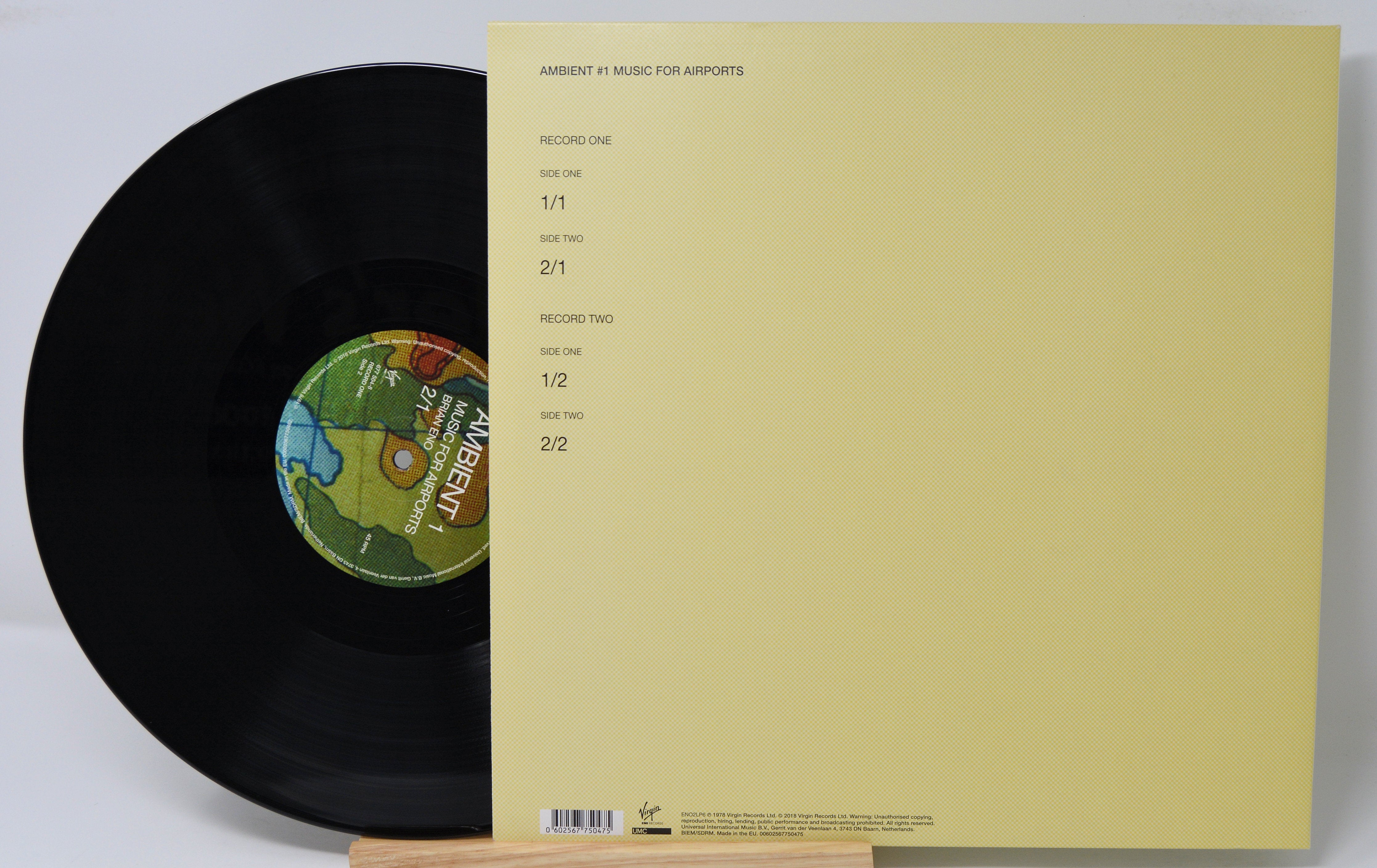 Brian Eno - Ambient 1, Music For Airports, Vinyl Record Album 2LP