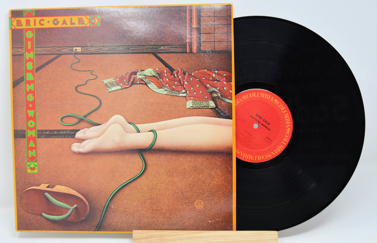 Front cover of Eric Gale's Ginseng Woman vinyl record featuring unique artwork
