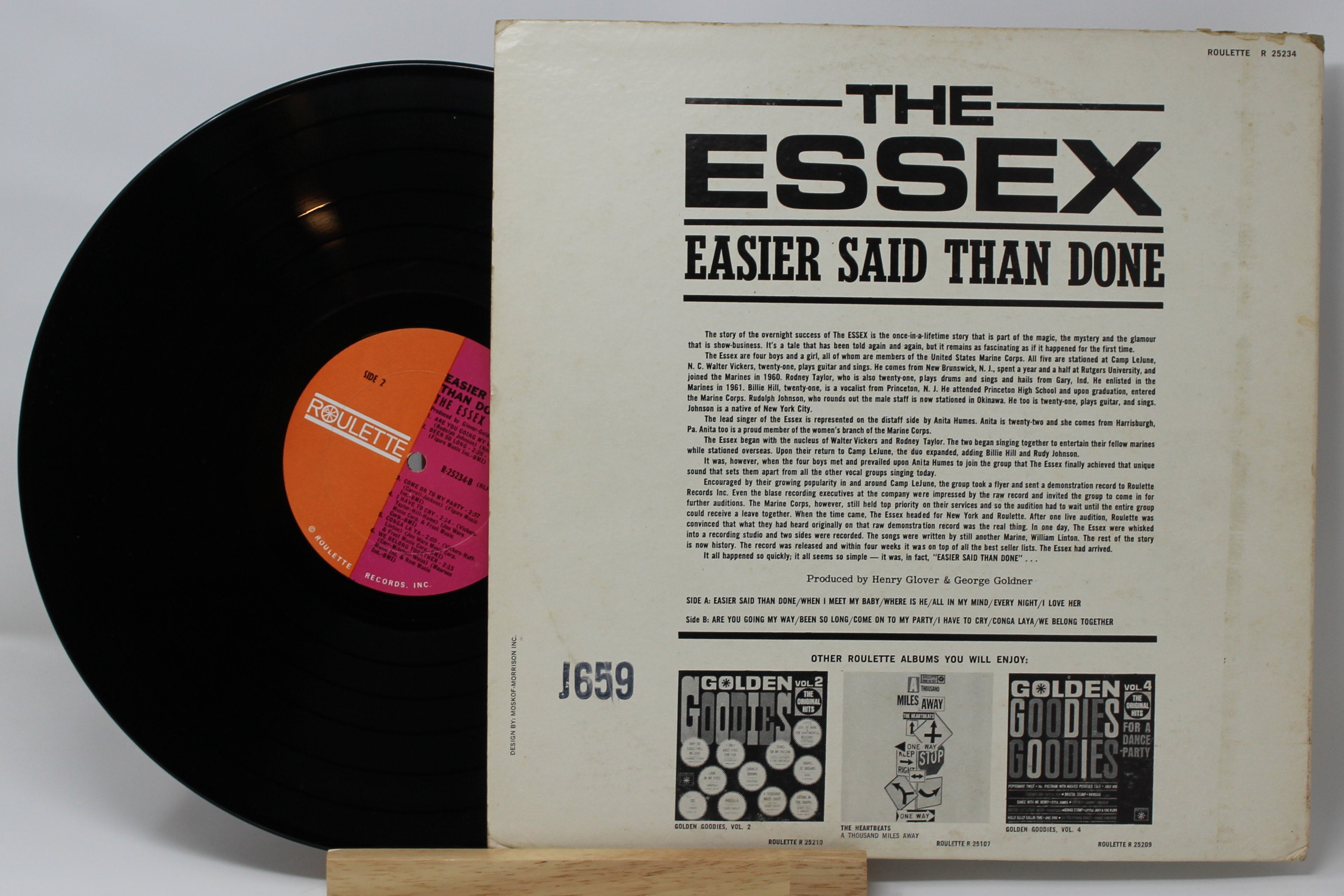 Essex Easier Said Than Done Vinyl Record Album LP Joe s Albums