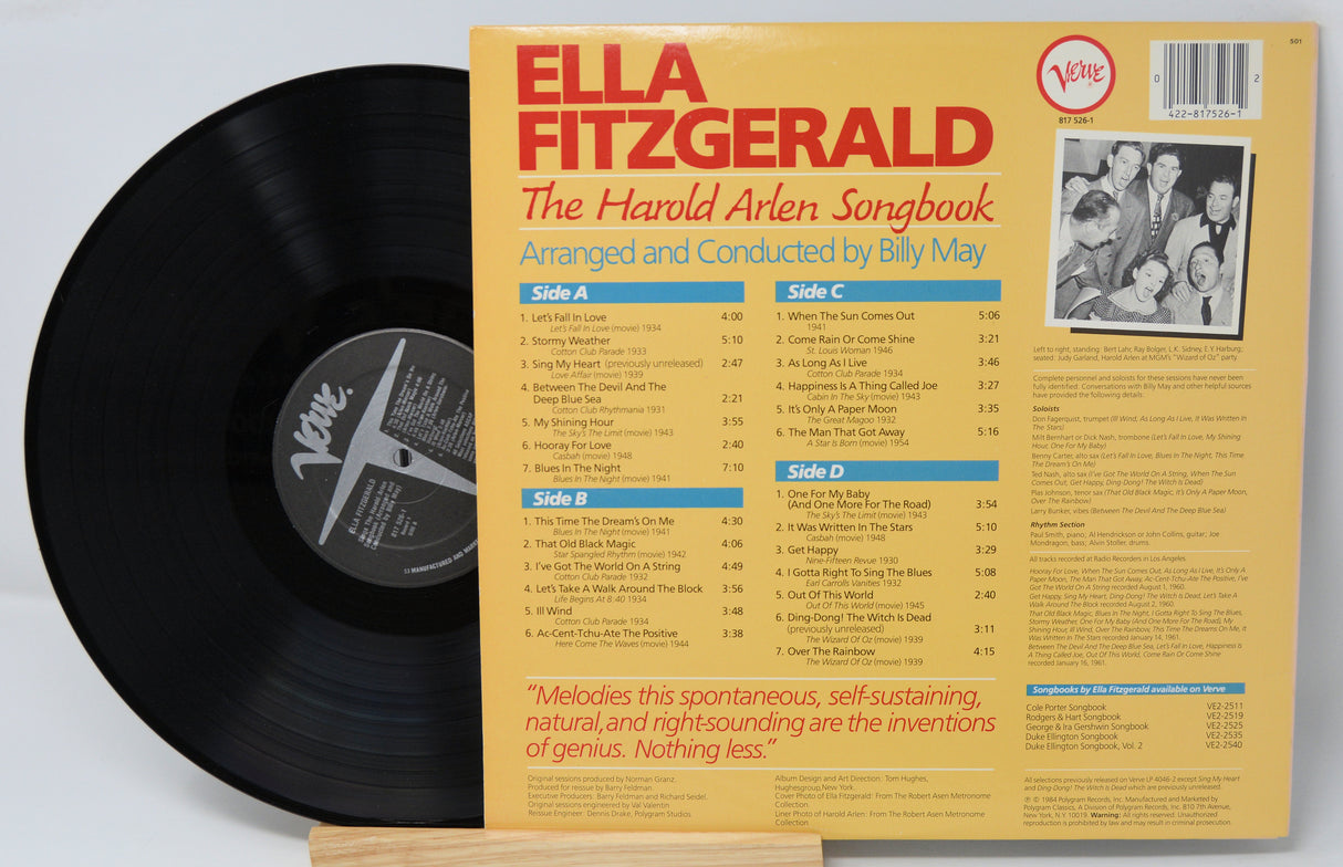 Fitzgerald, Ella - Harold Arlen Songbook