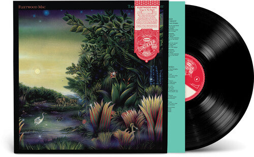 Vinyl record with a colorful cover featuring nature scenes and a visible label.
