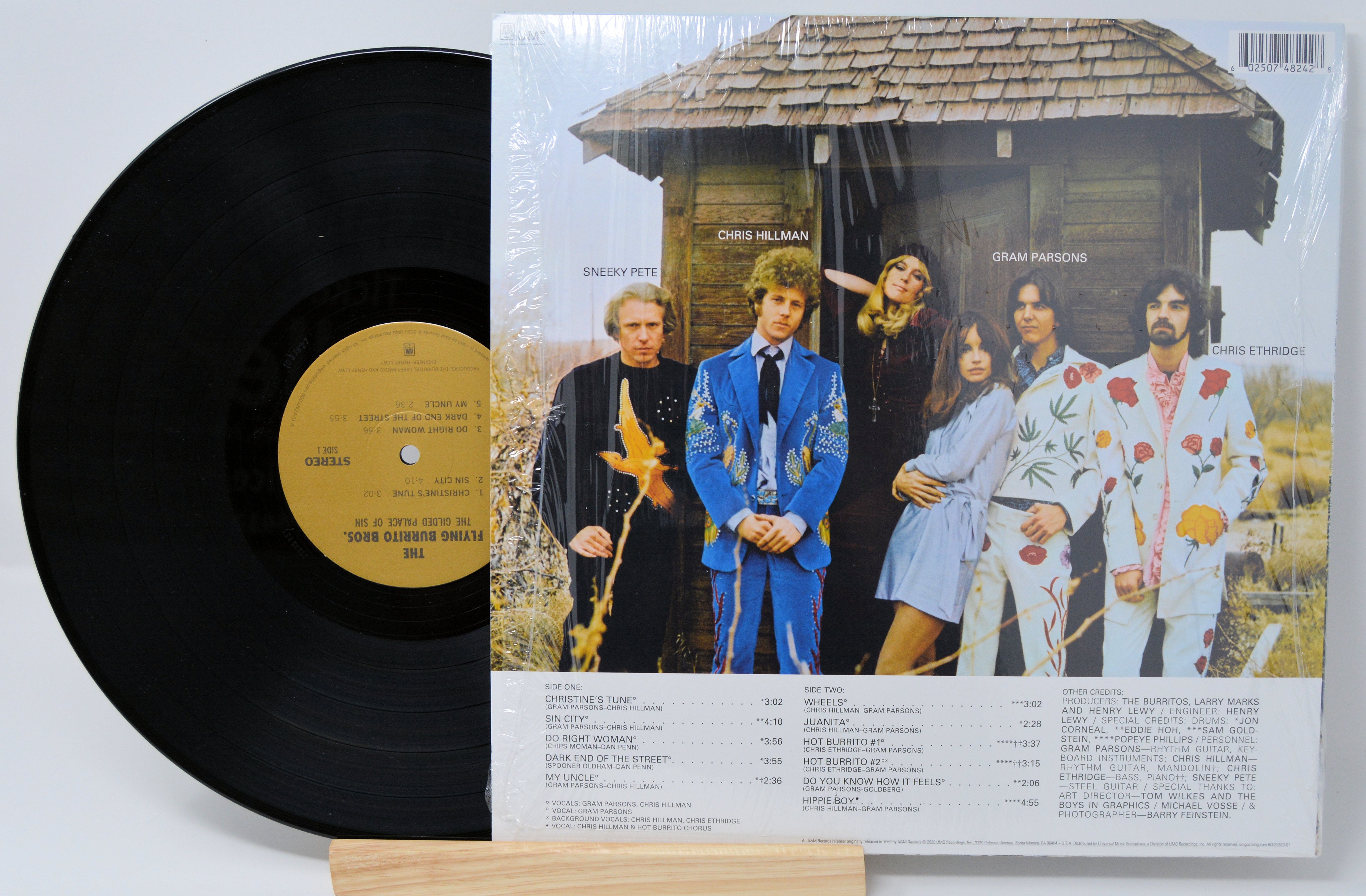 Flying Burrito Bros Gilded Palace Of Sin, vinyl Record Album LP Joe
