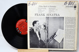 Frank Sinatra Come Back to Sorrento LP with cover featuring studio mic and singing image