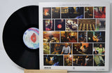 Back cover of Frazey Ford's Indian Ocean vinyl LP with studio photo collage and record