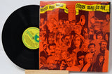 Pete Brown & Piblokto! 'Things May Come...' album cover with vinyl record partially removed