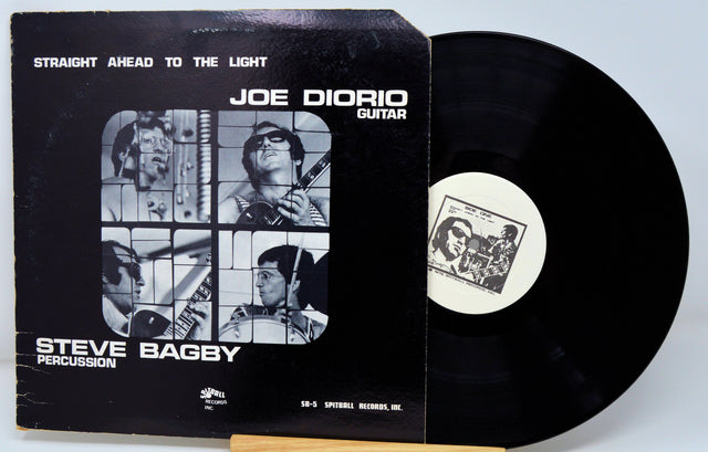 Front cover and vinyl record of Straight Ahead to the Light featuring Joe Diorio and Steve Bagby
