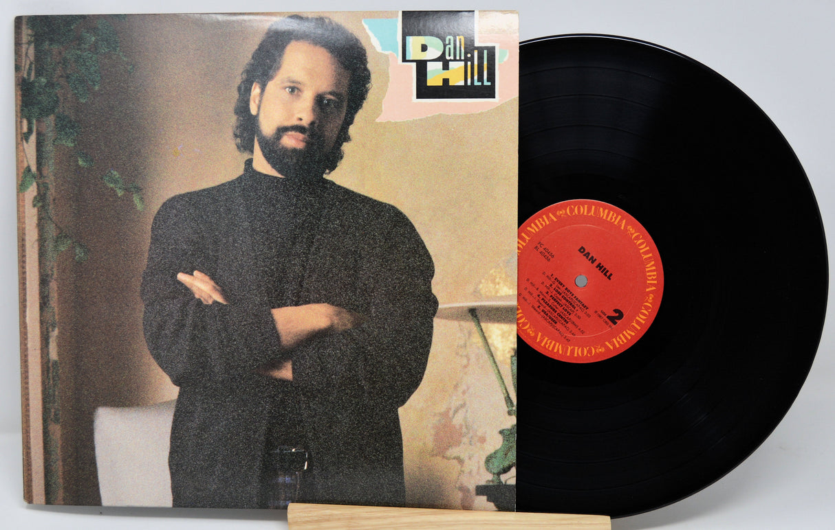 Dan Hill self-titled vinyl LP front cover featuring artist portrait and logo