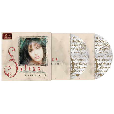 Selena Dreaming of You 30th Anniversary edition vinyl set showing all included records