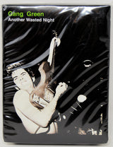 Front cover of Gang Green's 'Another Wasted Night' 8-track tape with guitarist in action