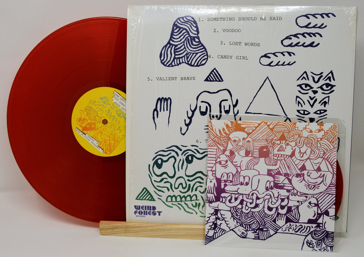 Ganglians Monster Head Room limited edition LP on red vinyl with original psychedelic artwork and lyric insert