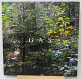 Book cover with a forest illustration and 'GAS' text on a white background