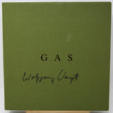 Green book cover with 'GAS' and 'Wolfgang Volz' text