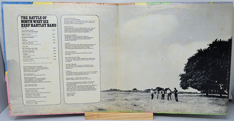 Keef Hartley Band The Battle of North West Six album gatefold with tracklist and black-and-white band photo