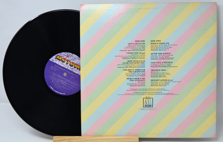 Vinyl record with a colorful label and 'Motown' branding.