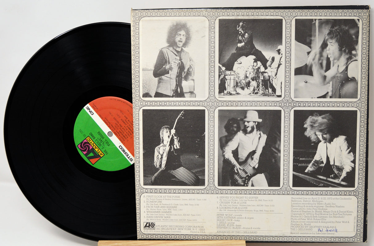 Geils, J - Full House, Live