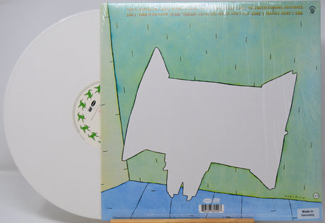 Vinyl record with an illustration on the back cover.