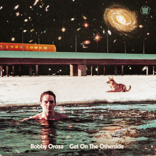 Bobby Oroza Get On The Otherside album cover featuring a surreal cosmic landscape