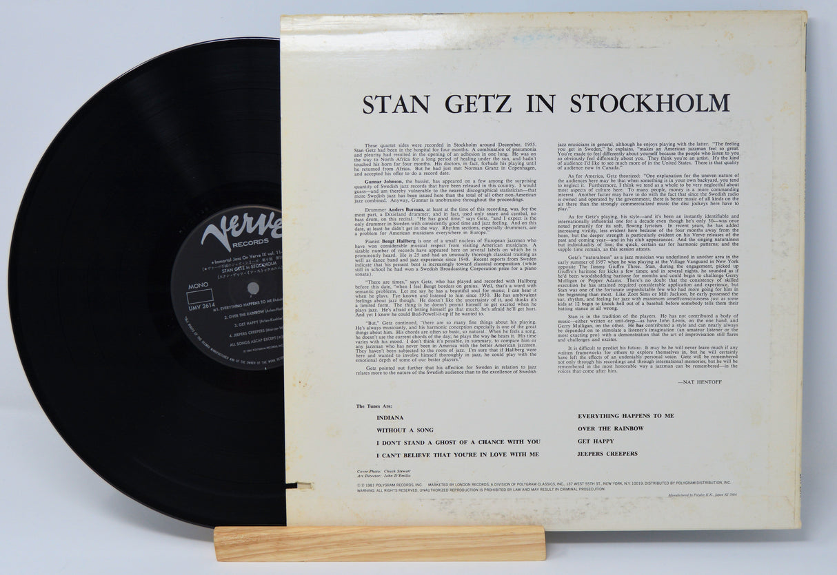 Getz, Stan - In Stockholm