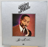 Illustrated album cover of Benny Carter, Giants of Jazz, playing saxophone