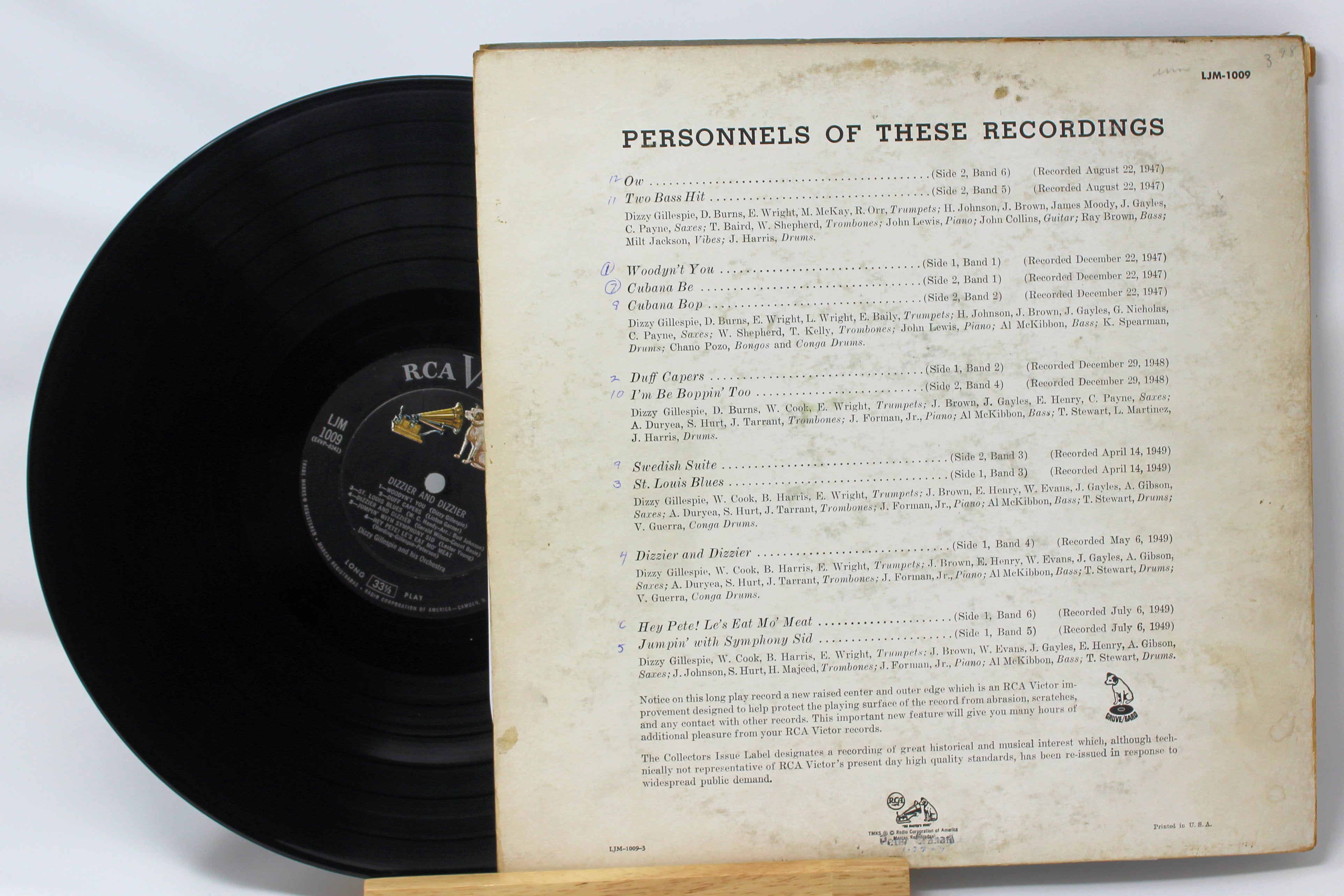 Dizzy Gillespie - Dizzier And Dizzier, Vinyl Record Album LP – Joe's Albums