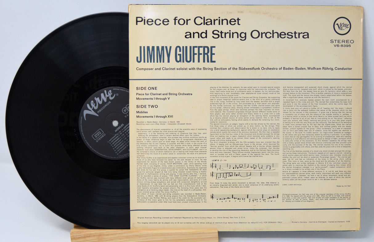 Giuffre, Jimmy - Piece For Clarinet And String