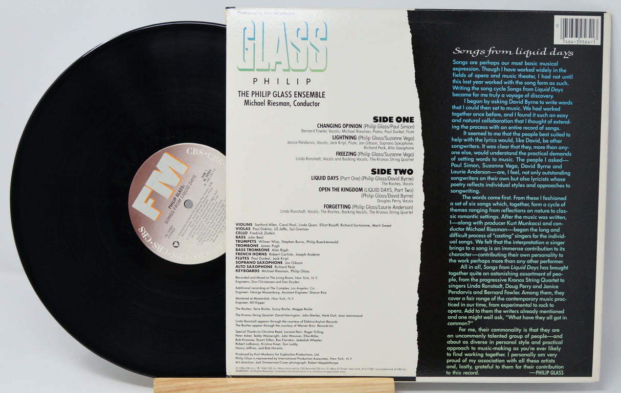 Glass, Philip - Songs From Liquid Days