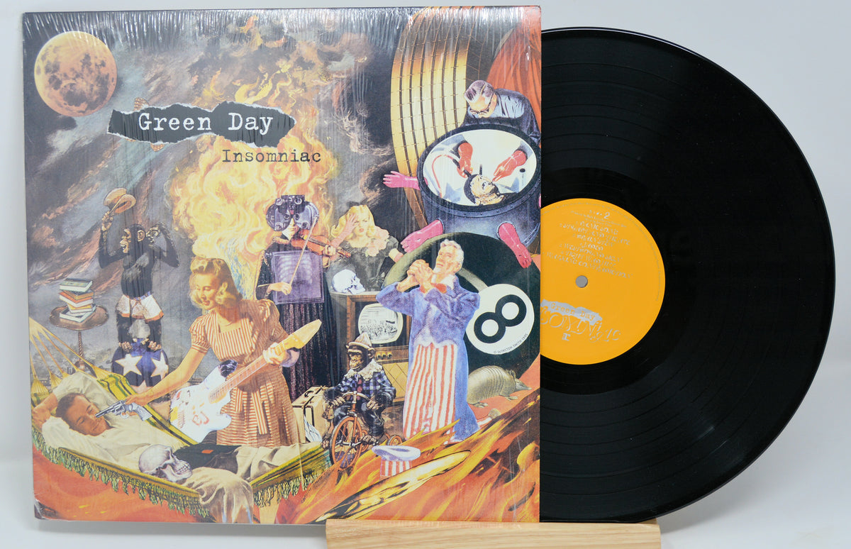 Green Day - Insomniac, Vinyl Record Album LP, 2009 Pressing 