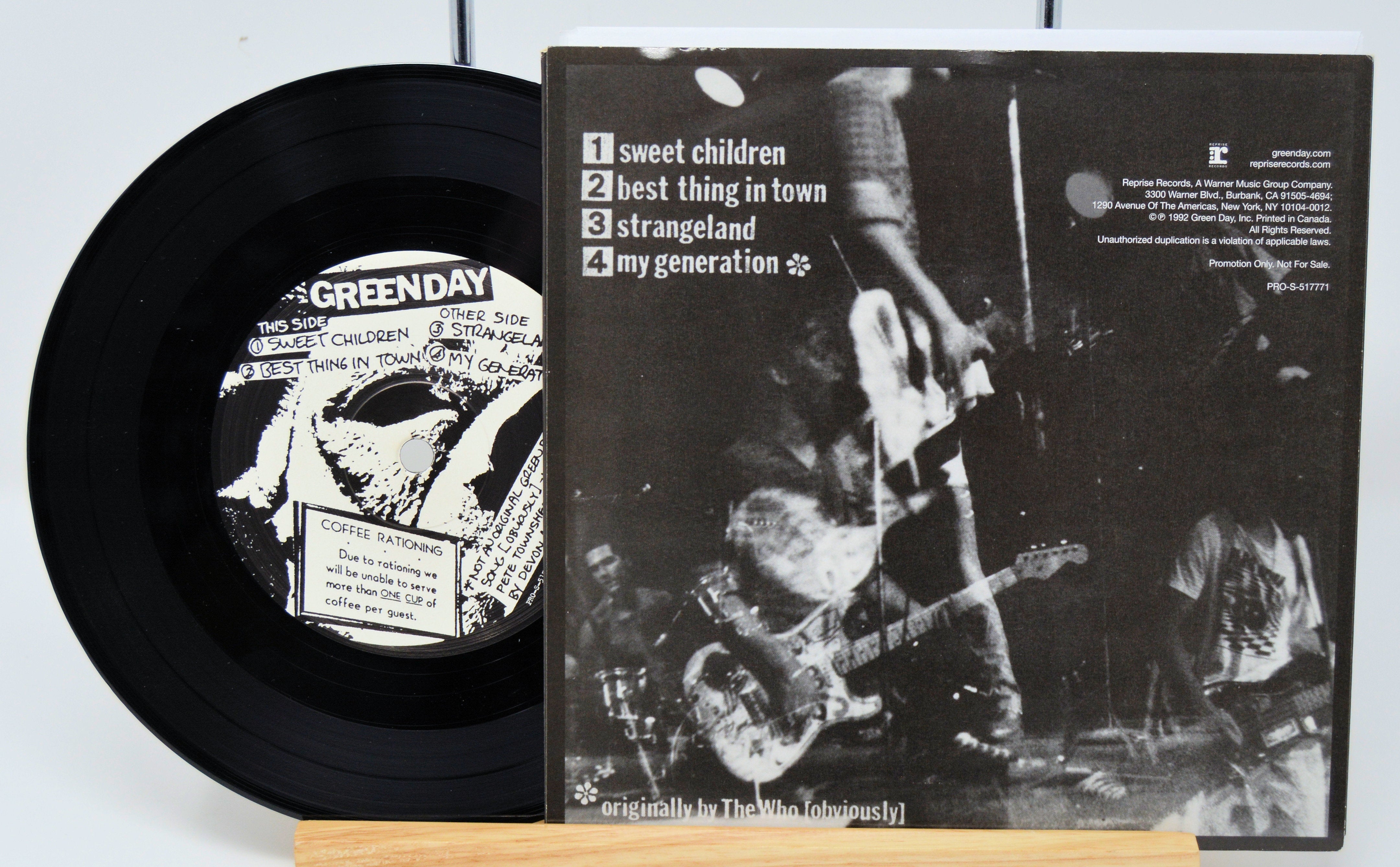 Green Day - Sweet Children, Vinyl Record, 7 Inch, Promo EP – Joe's