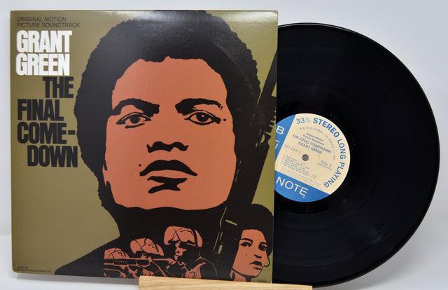 Vinyl record and cover of 'The Final Come-Down' by Grant Green on a white background