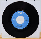 Vinyl record with blue label featuring 'Andy Griffith' on a white background