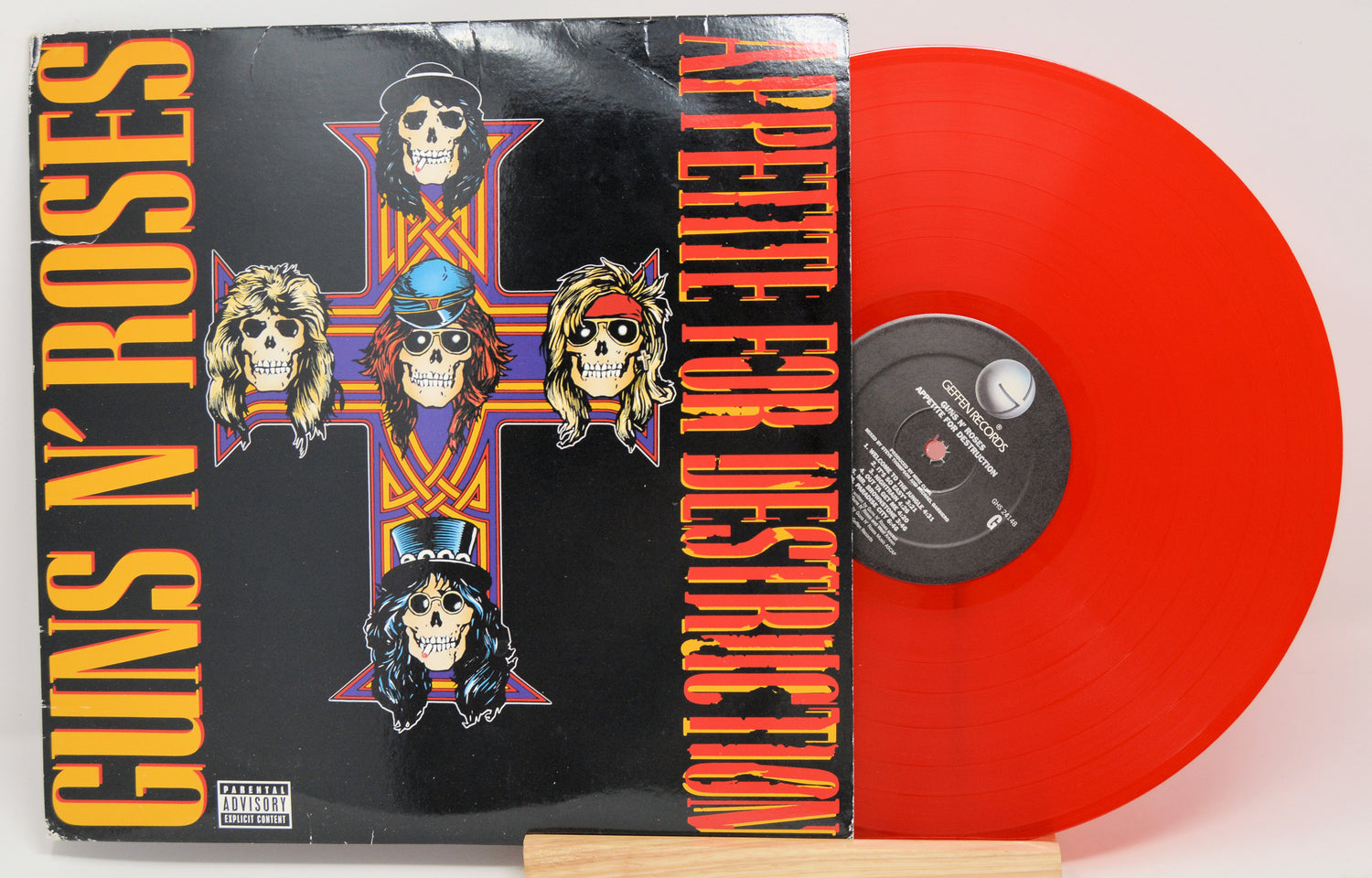 Guns N Roses, Appetite For Destruction, Vinyl Record Album LP, Preowned