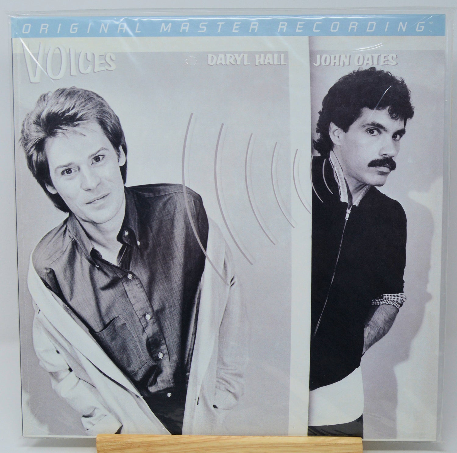 A vinyl record sleeve for an original master recording featuring Daryl Hall and John Dacus. The cover displays a split portrait of the two men, with Daryl Hall on the left in color and John Dacus on the right in black and white.