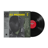 Vinyl record with cover featuring a person holding a phone, labeled 'ZZ Message #2'.