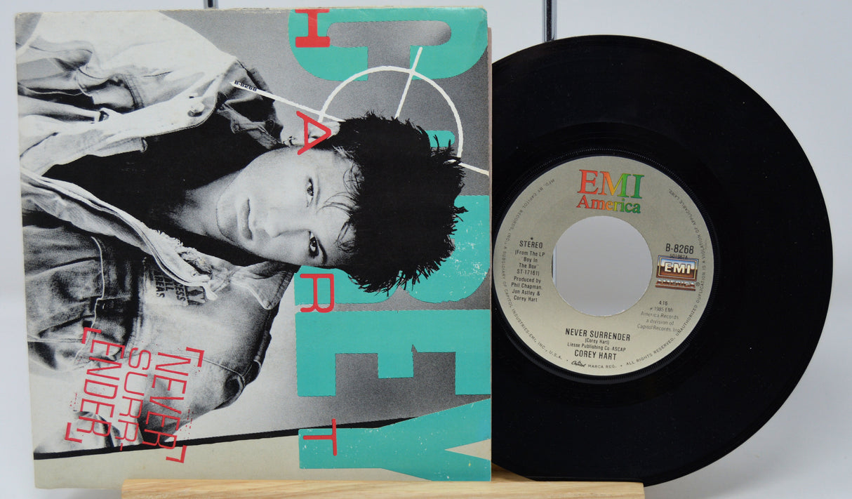 Vinyl record with a cover featuring a person and 'EMI' branding.