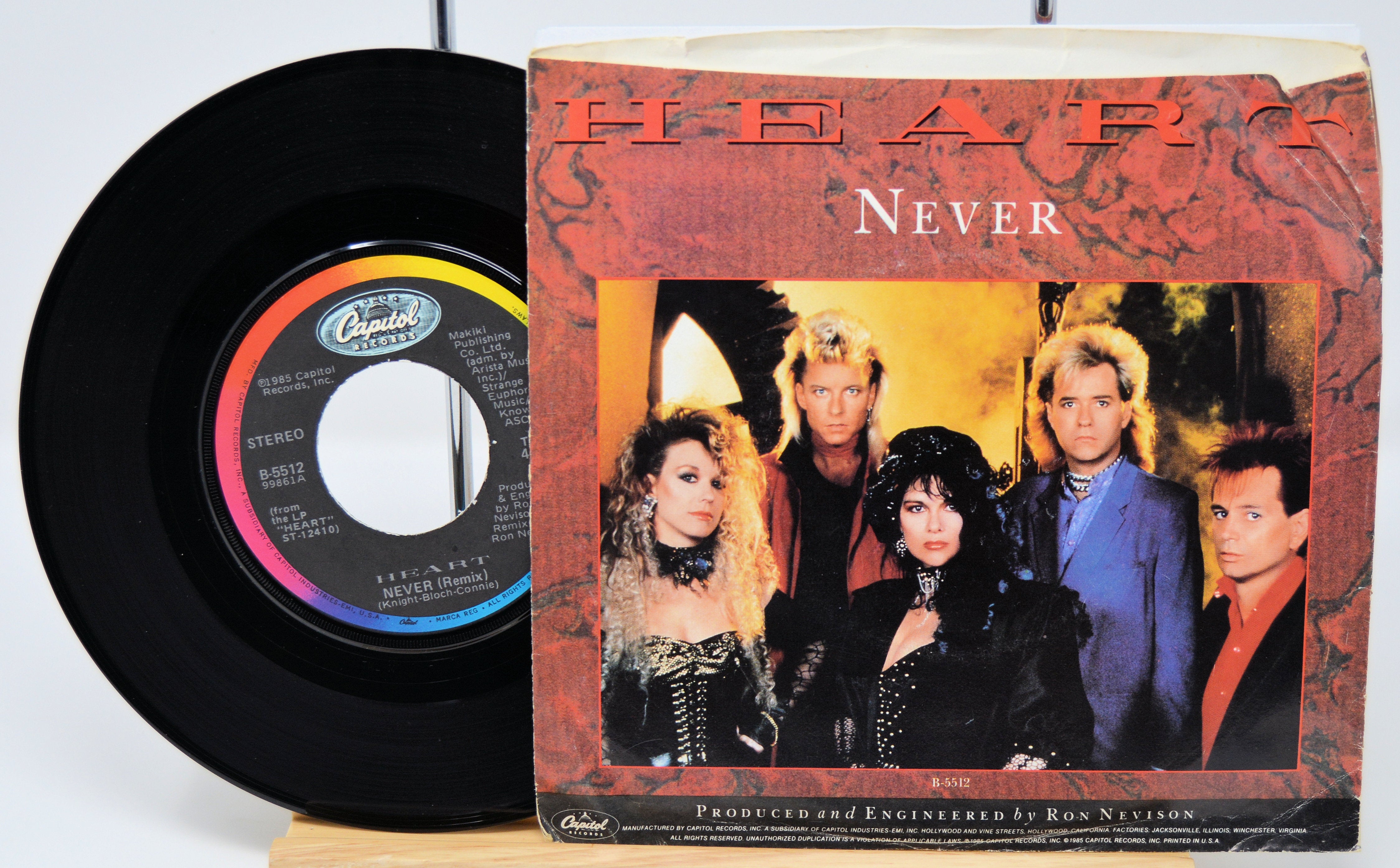 Heart - Never / Shell Shock, 7 Inch Vinyl Record – Joe's Albums