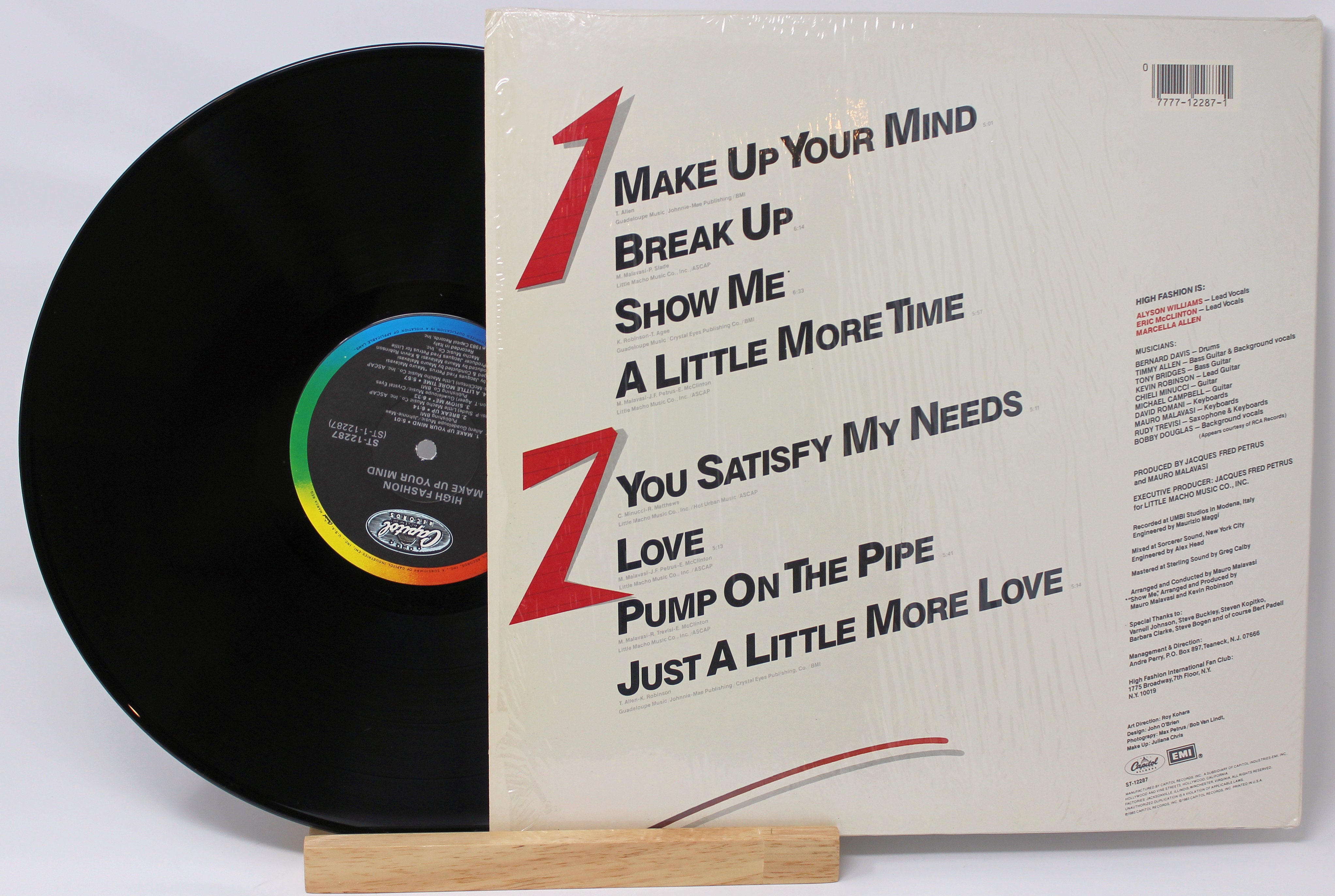 High Fashion - Make Up Your Mind!, Vinyl Record Album LP