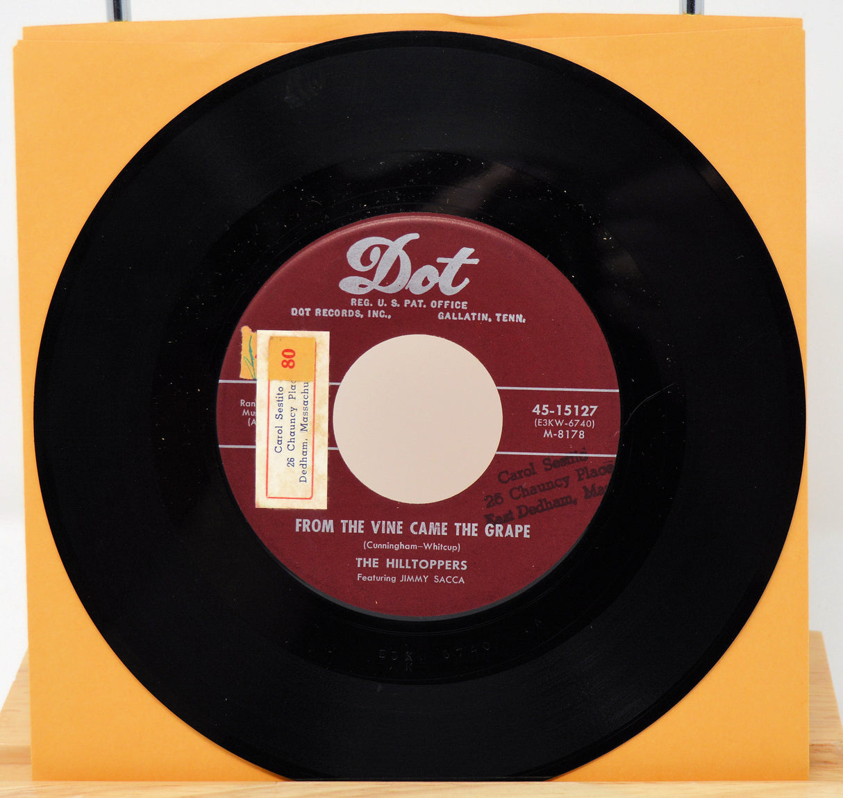 Hilltoppers, The - From The Vine Came The Grape / Time Will Tell
