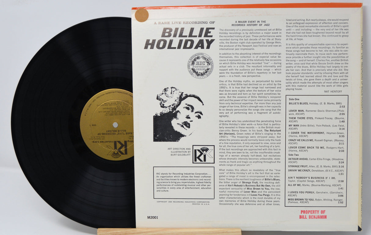 Holiday, Billie - A Rare Live Recording