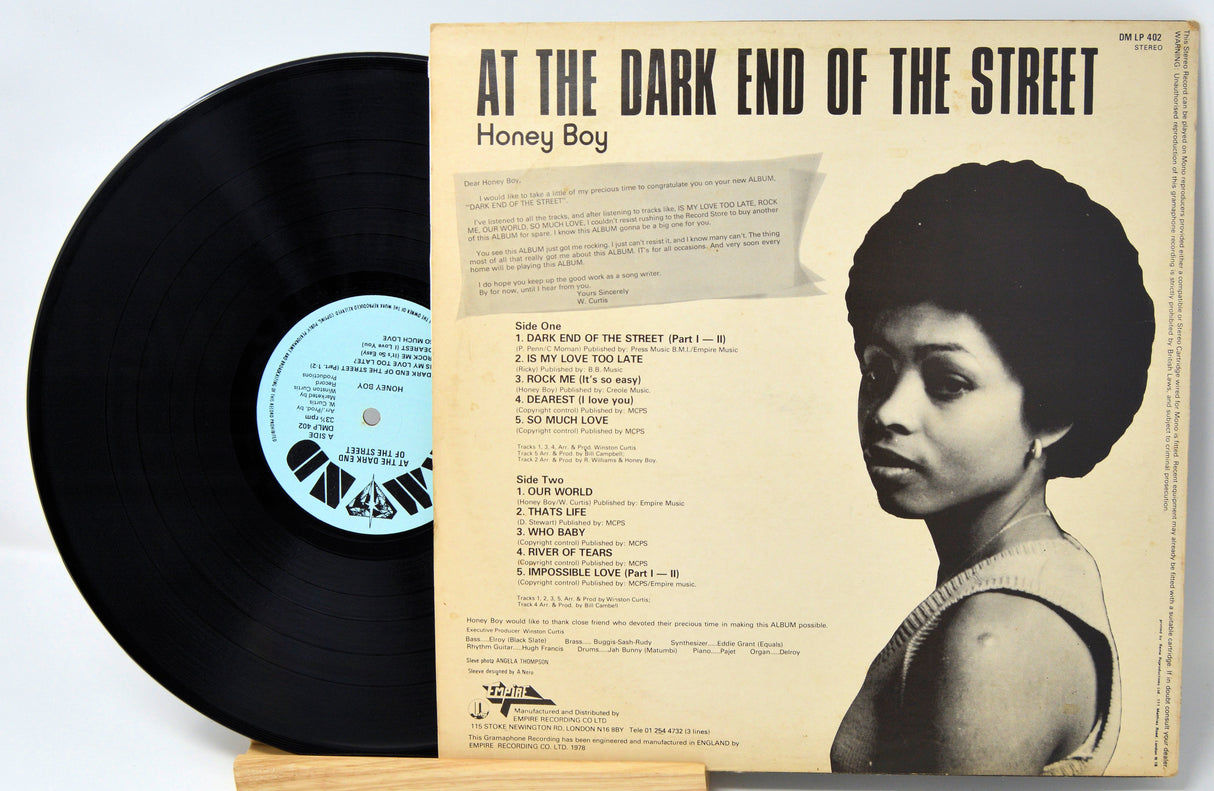 Honey Boy - At The Dark End Of The Street