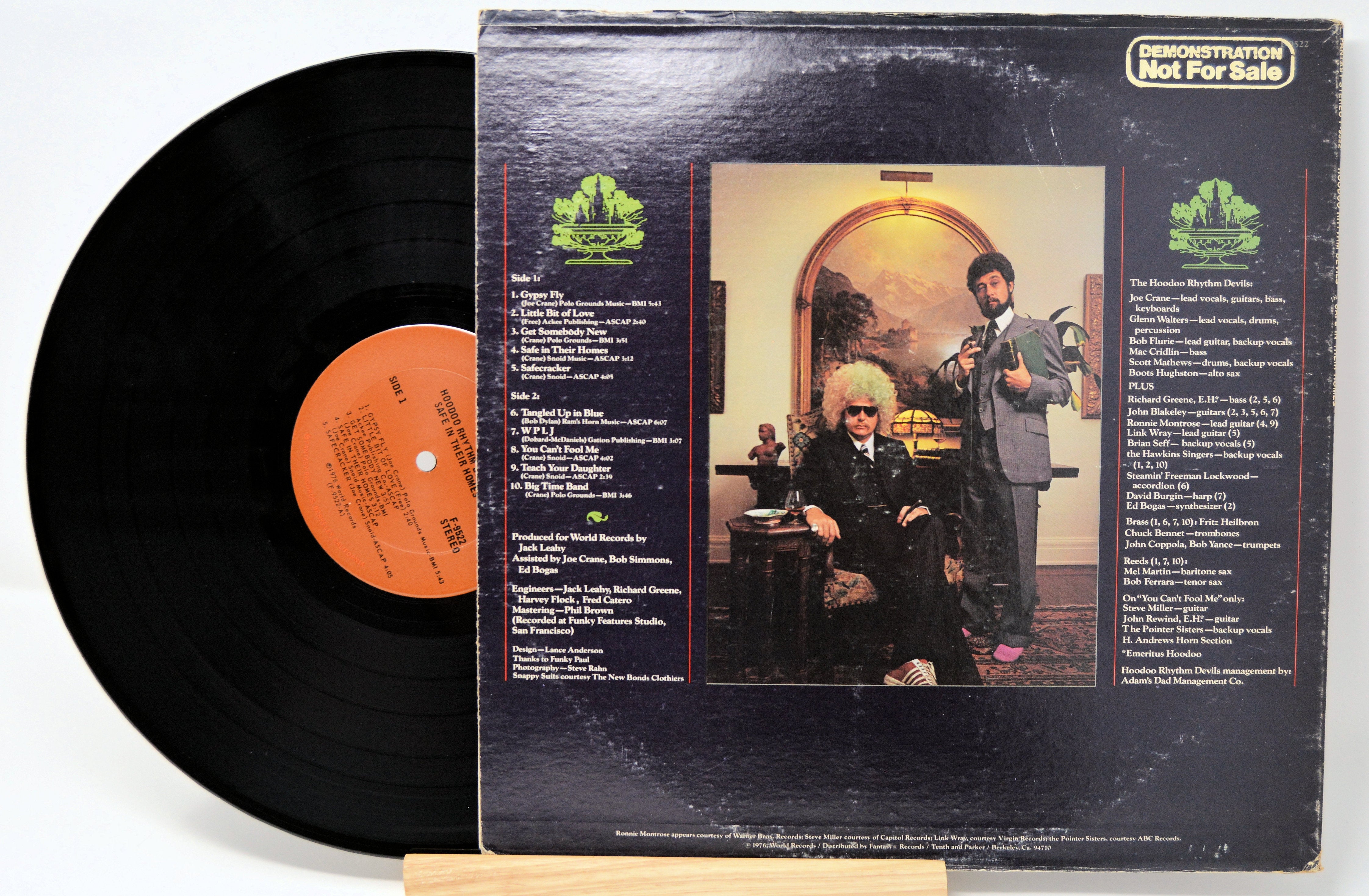 Hoodoo Rhythm Devils - Safe In Their Homes, Vinyl Record Album LP