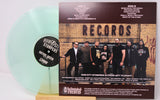 Back cover of Hub City Stompers Hater's Dozen vinyl showing tracklist and band members