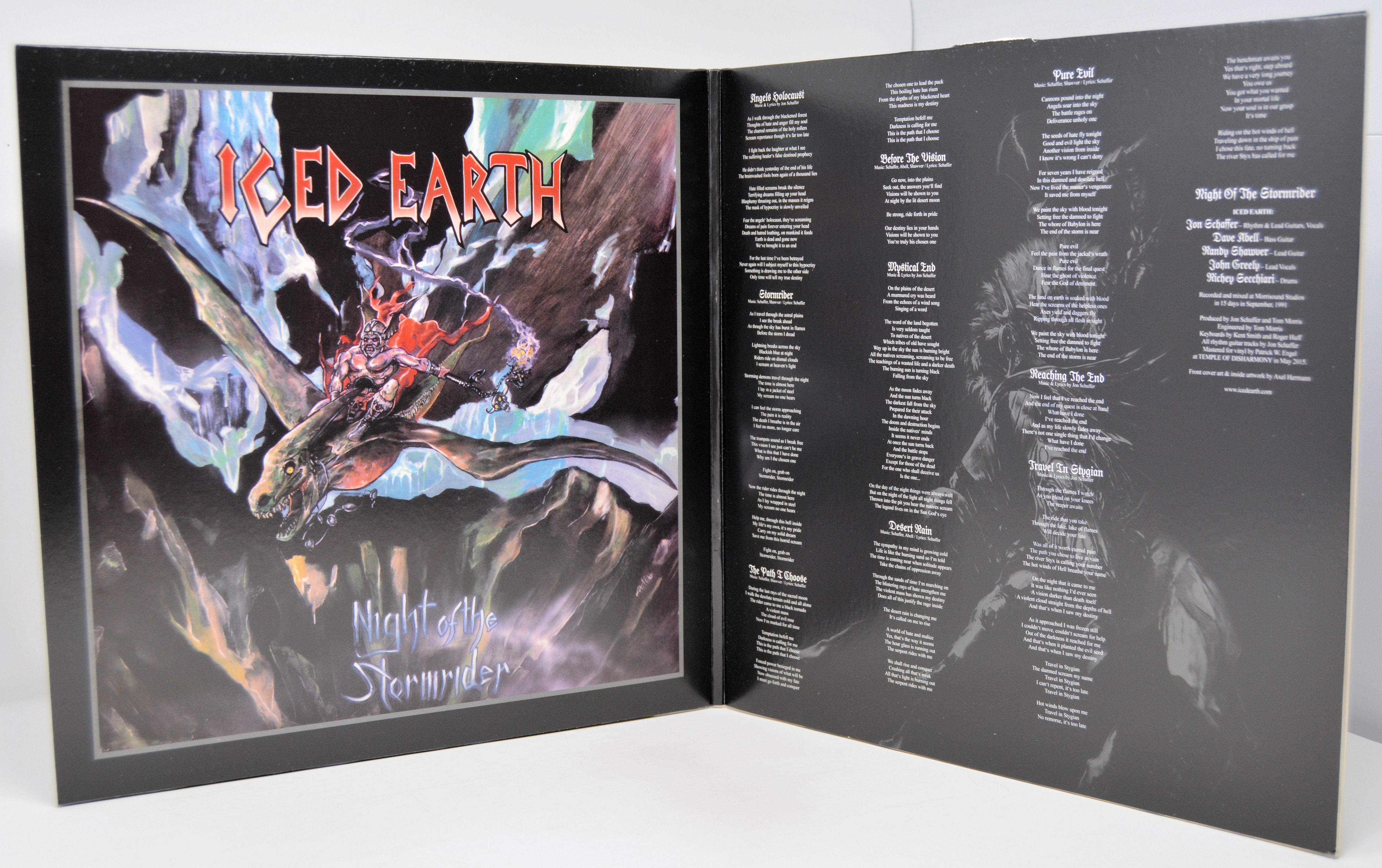 Iced Earth - Night Of The Stormrider, Vinyl Record Album, Silver