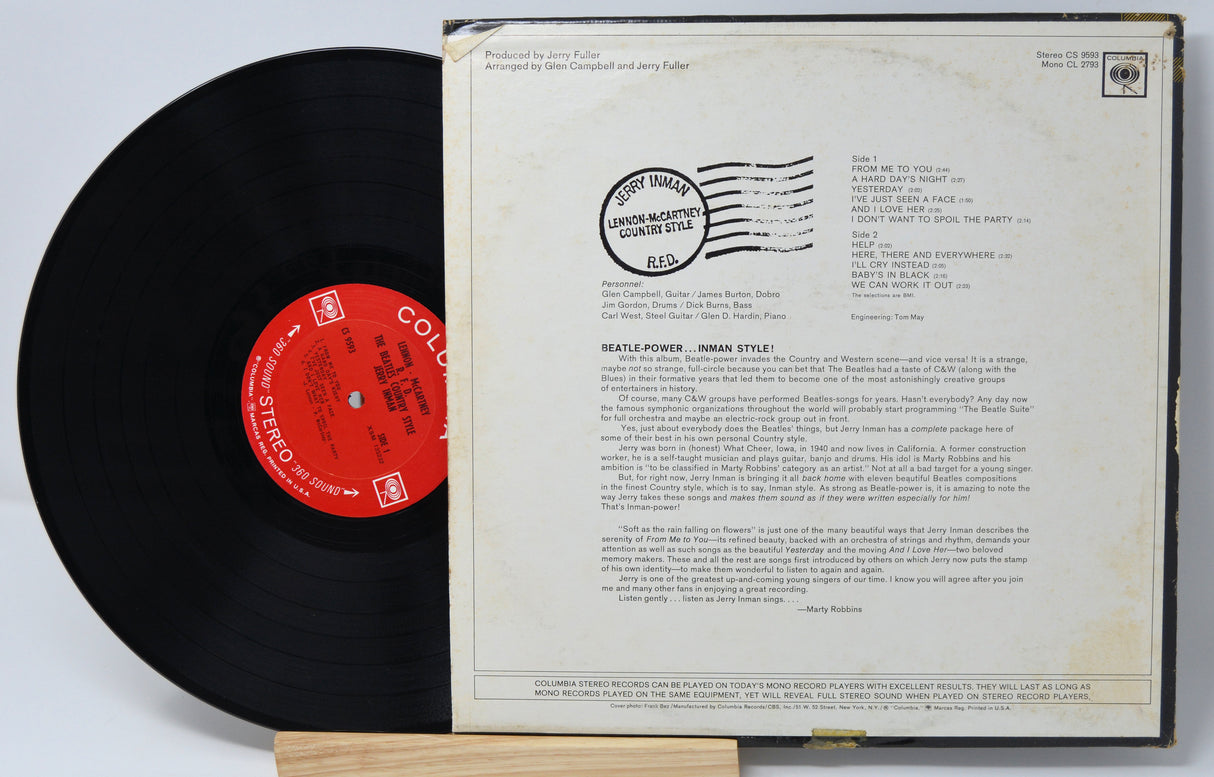 Inman, Jerry - Lennon McCartney Country Style