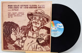 Vinyl record with cover featuring illustrations of a cowboy and another person, titled 'The Best of the James Gang'.