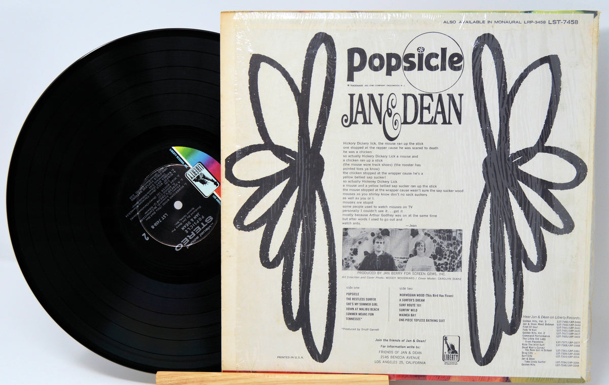 Jan Dea Jan & Dean - Popsicle, Vinyl Record Album LP, Liberty LST-7458 – Joe's ...